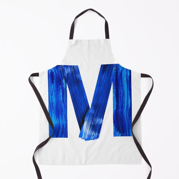 Item preview, Blue watercolor painted letter M designed and sold by Artsy Corner.