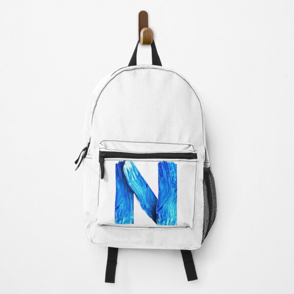 Item preview, Blue watercolor painted letter N designed and sold by Artsy Corner.