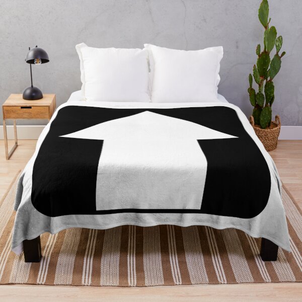 Item preview, White Up Arrow on Black designed and sold by Greenwood2112.