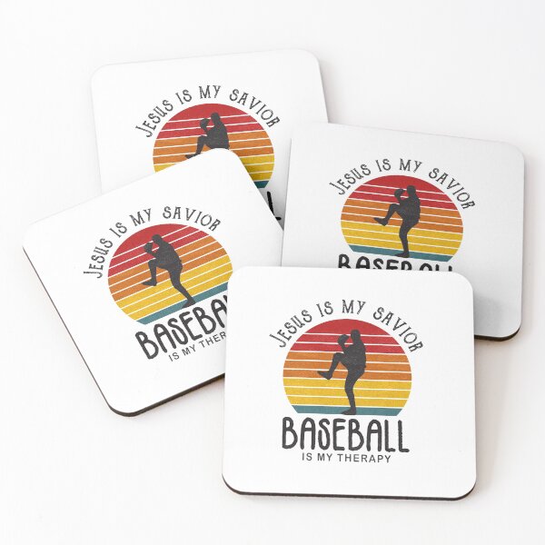 Item preview, Jesus Is My Savior Baseball Is My Therapy Fan Gift Idea designed and sold by ZETTIF ⭐⭐⭐⭐⭐.