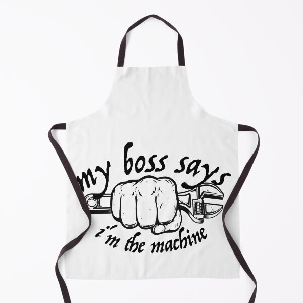 Item preview, My boss says i am a machine - my boss says i am a machine - white designed and sold by emm-j.