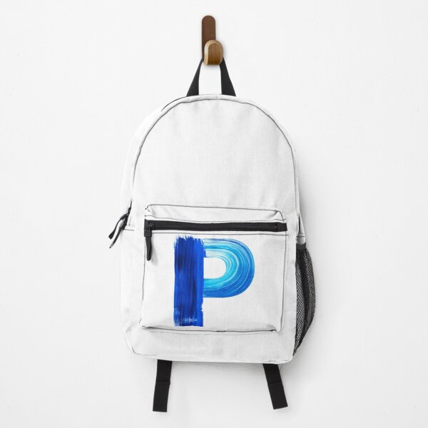 Item preview, Blue watercolor painted letter P designed and sold by Artsy Corner.