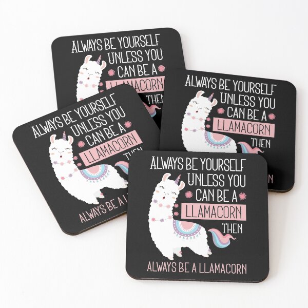 Item preview, Always Be Yourself, Unless You Can Be a Llamacorn designed and sold by Unicorn7Magic.