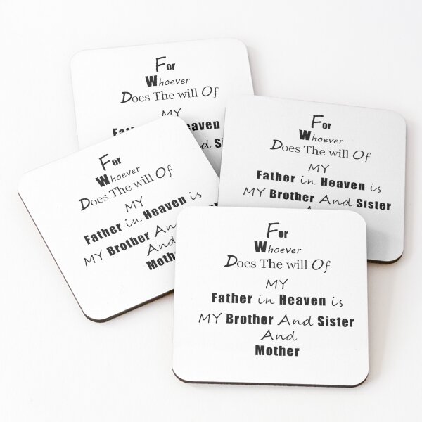 Item preview, For whoever does the will of my Father in heaven is my brother and sister and mother / Stickers Jesus / Gift for mom / gift or sister / jesus birthday / jesus 2021 designed and sold by simostore1.
