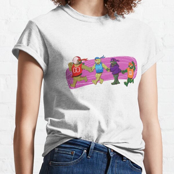 Camiseta con cuello de tortuga para niñas pequeñas