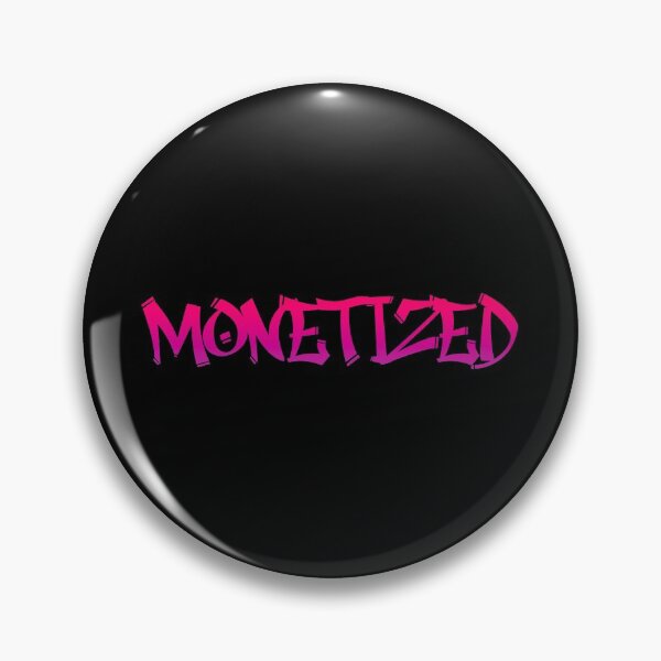 Item preview, Monetized YouTube Pink designed and sold by T-shirt-Designs.