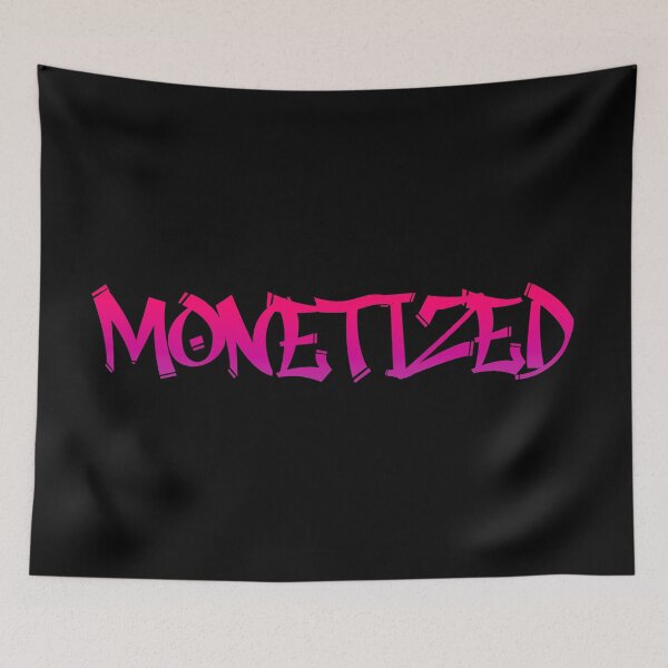 Item preview, Monetized YouTube Pink designed and sold by T-shirt-Designs.