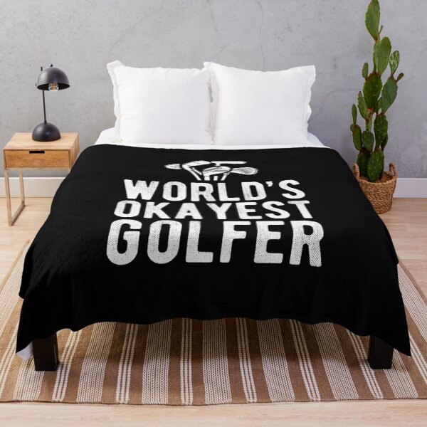 Item preview, World's Okayest Golfer Funny Golf Lover Gift  designed and sold by alenaz.