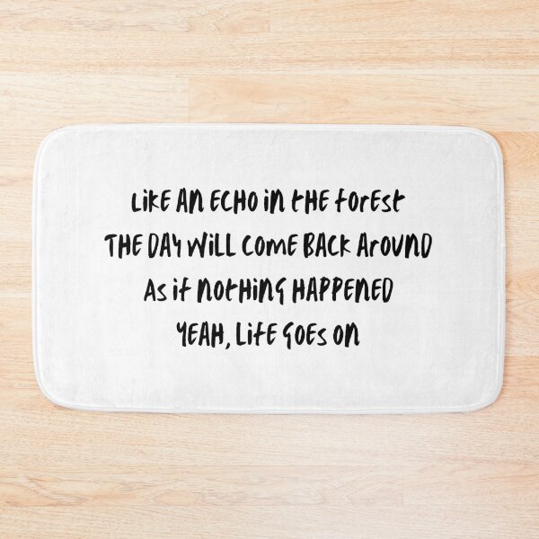 Item preview, B-T-S "Life goes on" lyric (English) designed and sold by Aooms123.