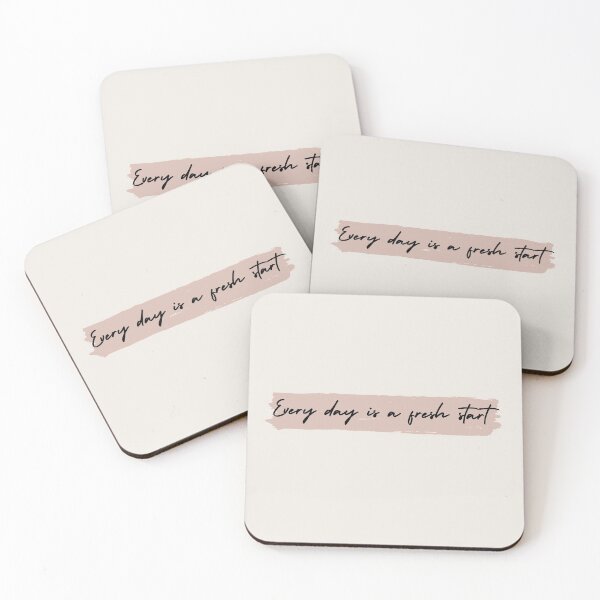 Item preview, Every Day is A Fresh Start  Simple Minimalist cute Design designed and sold by zedonee.