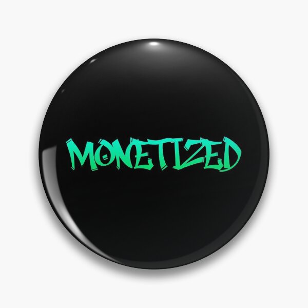 Item preview, Monetized YouTube Green designed and sold by T-shirt-Designs.