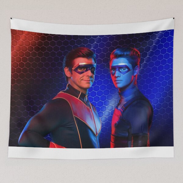 Item preview, Captain man and kid danger designed and sold by Merch by Laiba.