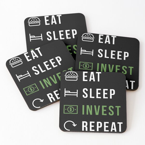 Artikelvorschau, Eat Sleep Invest Wiederholen Sie lustiges Design entworfen und verkauft von gnunes81.