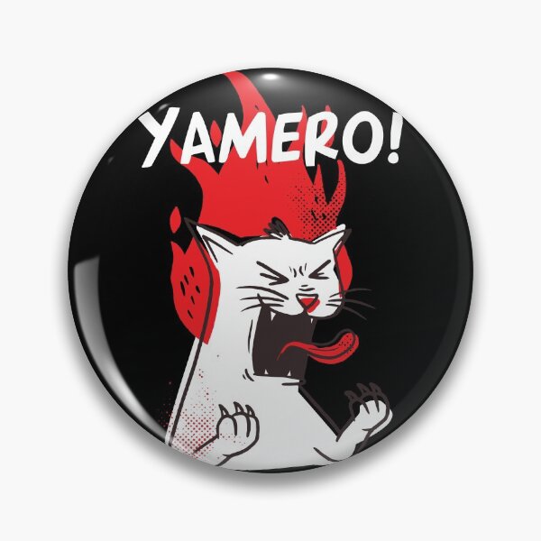 Item preview, funny cat meme – Yamero! (black variant) designed and sold by LiveForever.