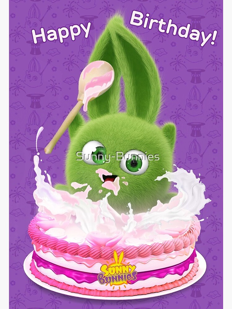 Tarjetas de felicitación «Sunny Bunnies - Cumpleaños de lúpulo» de Sunny- Bunnies | Redbubble