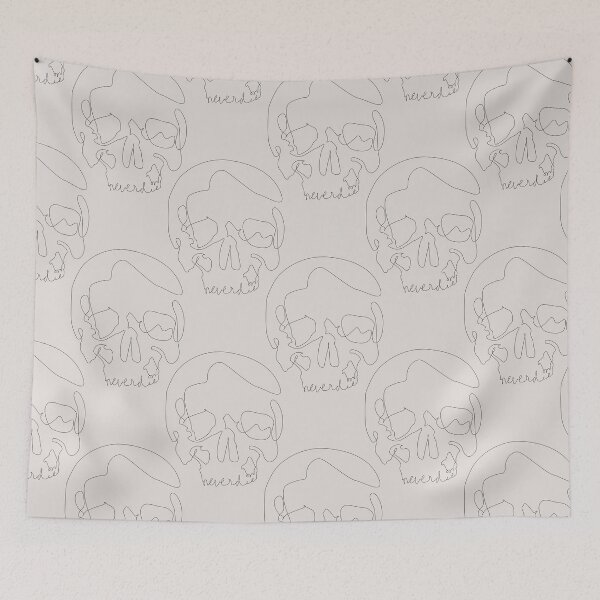 Item preview,  One Line Skull designed and sold by Huebucket.