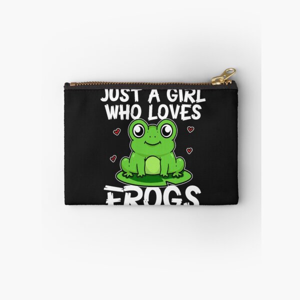 Item preview, Just A Girl Who Loves Frogs mask shirt designed and sold by ClamenTaon.