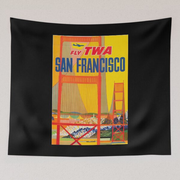 Item preview, retro classic San Francisco poster designed and sold by CorasPosters.