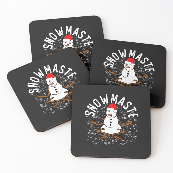 Item preview, Namaste Snowmaste Yoga Snowman designed and sold by BeUTwo.