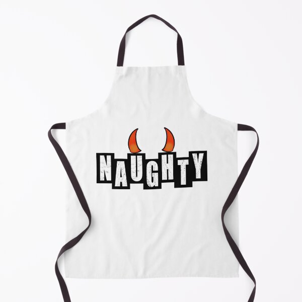 Item preview, Naughty with Two Horns - White designed and sold by BusyMonkeys.