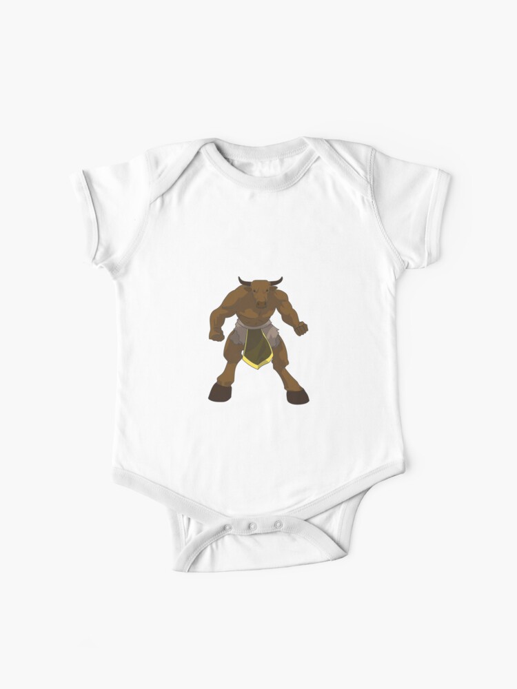Minotaur For People Who Love Greek Mythology Baby One Piece By Goldwingstees Redbubble