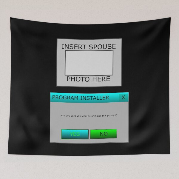 Item preview, Uninstall Spouse Wife Husband designed and sold by starshiporion.