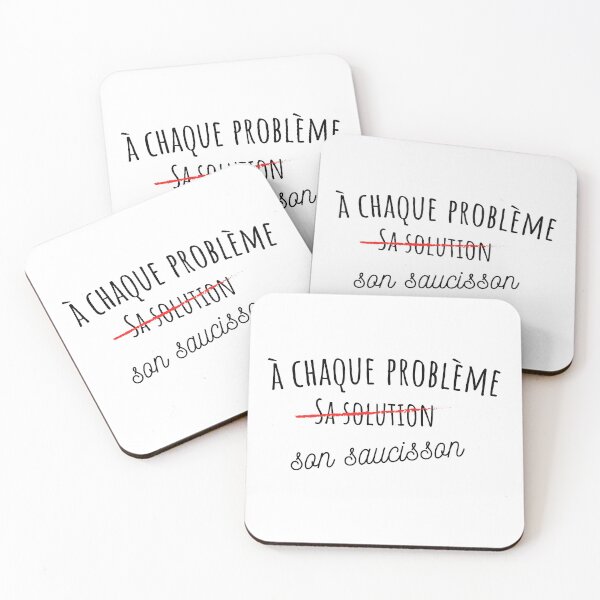 Item preview, For each problem its sausage, humor designed and sold by Curlyhaire.