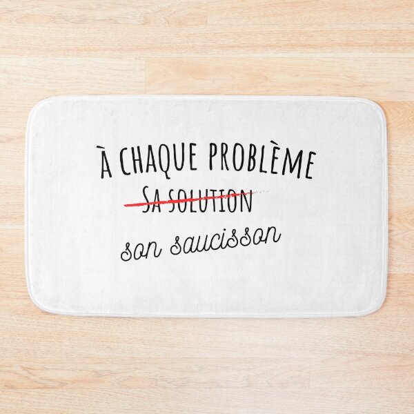 Item preview, For each problem its sausage, humor designed and sold by Curlyhaire.