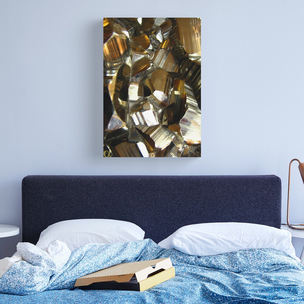 Pyrite Frequency Canvas Print
