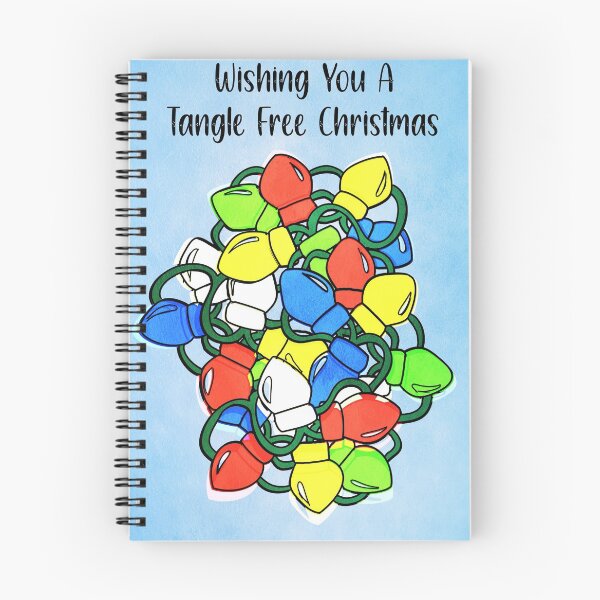 Item preview, Wishing You A Tangle Free Christmas Card designed and sold by DesignsBySaxton.