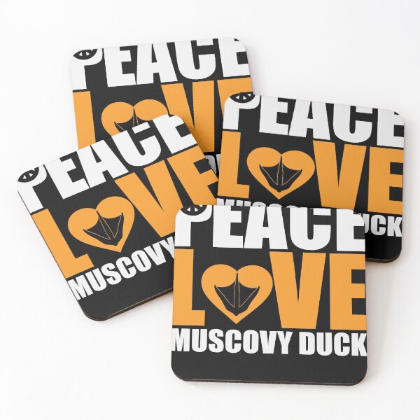 Item preview, Peace Love Muscovy Duck-Gifts Idea for Muscovy Duck Lovers designed and sold by abcxyzsma.