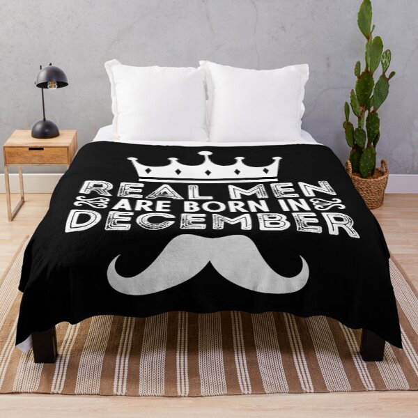 Item preview, Real Men Are Born In December - December Birthday Design designed and sold by Joxxio.