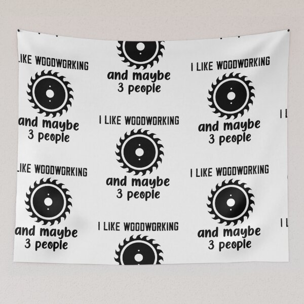 Item preview, WOODWORKING Lover Funny Gift Idea I Like  designed and sold by Life Shop.