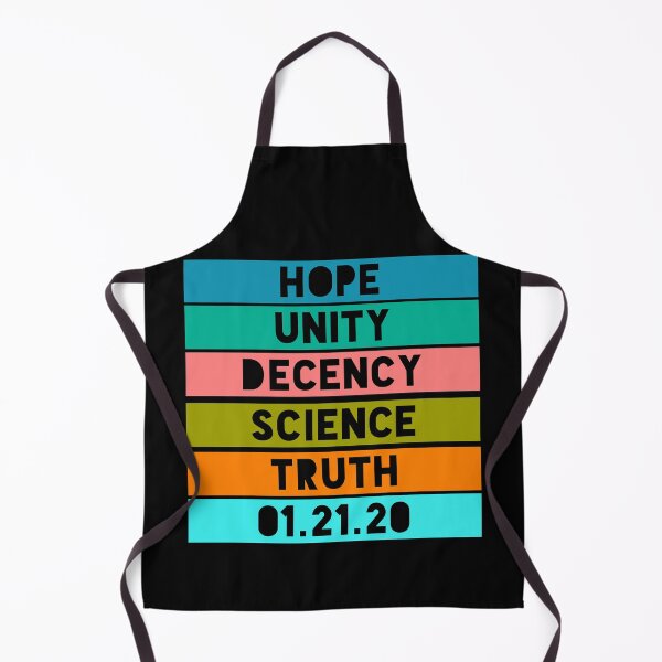Item preview, Hope Unity Decency Science Truth 01.20.21 retro designed and sold by ShirtzTonight.