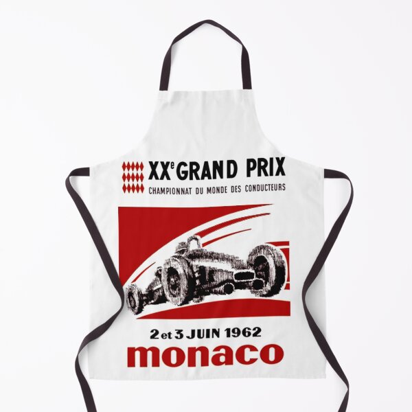 Aperçu de l'œuvre MONACO: Vintage 1962 Grand Prix Auto Racing Print créée et vendue par posterbobs.