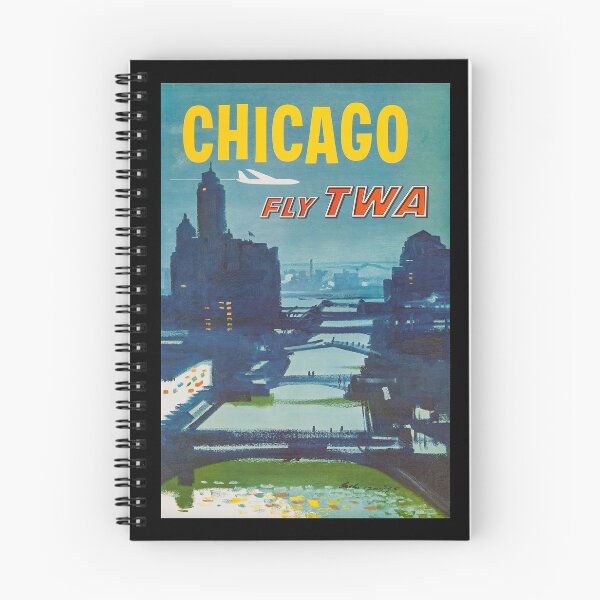 Item preview, retro classic Chicago poster designed and sold by CorasPosters.