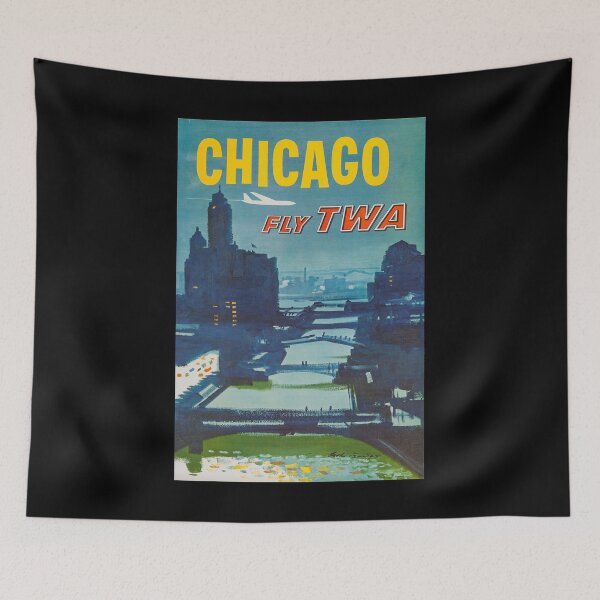 Item preview, retro classic Chicago poster designed and sold by CorasPosters.