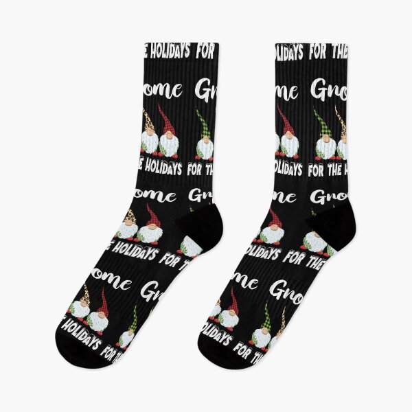 Item preview, Gnome for the Holidays Leopard And Plaid, three gnomes christmas gift, Funny Family Christmas designed and sold by NisRayDesign.