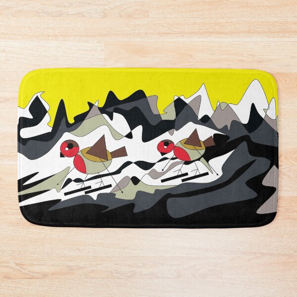Item preview, Skiing Robins designed and sold by George Hutton Hunter.