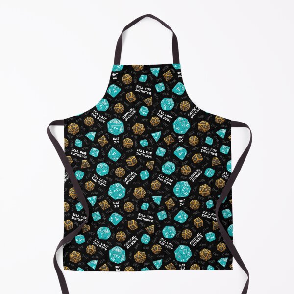 Item preview, Game Dice Pattern - Blue Yellow Gold designed and sold by Jared Hart.