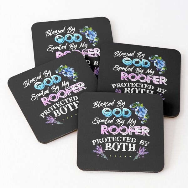 Item preview, Blessed By God Spoiled By My Roofer - Funny Quote Pun designed and sold by Dressed For  Duty.