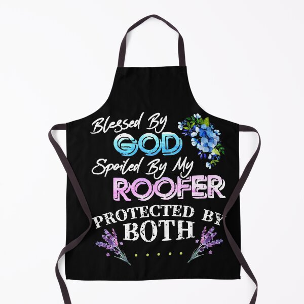 Item preview, Blessed By God Spoiled By My Roofer - Funny Quote Pun designed and sold by Dressed For Duty.