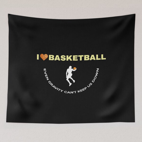 Item preview, I love basketball Even gravity can't keep us down designed and sold by designedtoyou.