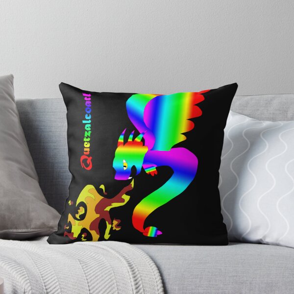 Item preview, Flying Quetzalcoatl con llamas Rainbow designed and sold by Mars714.