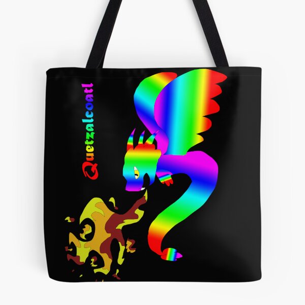 Aperçu de l'œuvre Voler Quetzalcoatl avec Flames Rainbow créée et vendue par Mars714.