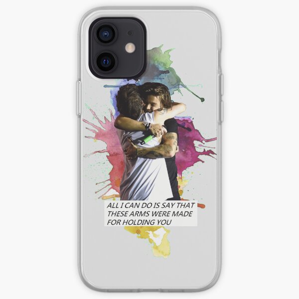 Larry abrazo acuarela Funda blanda para iPhone