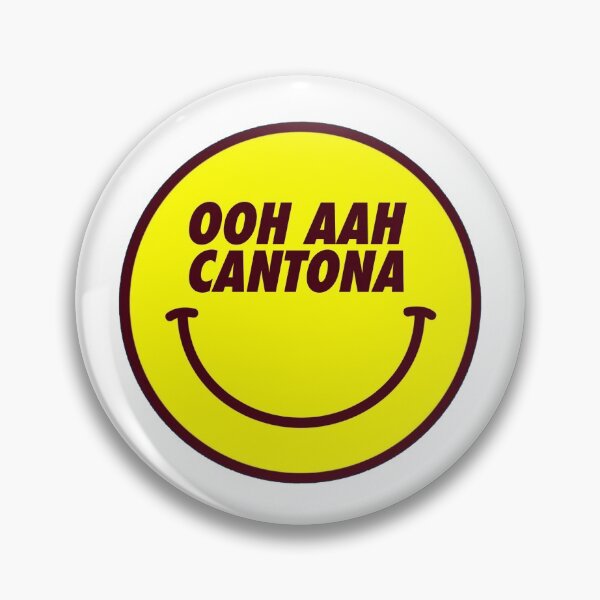 Item preview, Ooh Ahh Cantona Smiley designed and sold by Pie-n-peas.