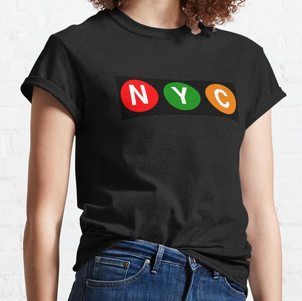NYCSL Yankee Stadium Station Tees | Custom Print Shirt | NYC Subway Line Black / Medium