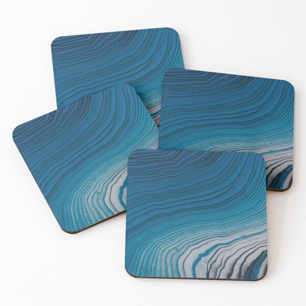 Item preview, Pintura líquida Blue Waves designed and sold by Mushrankhan.