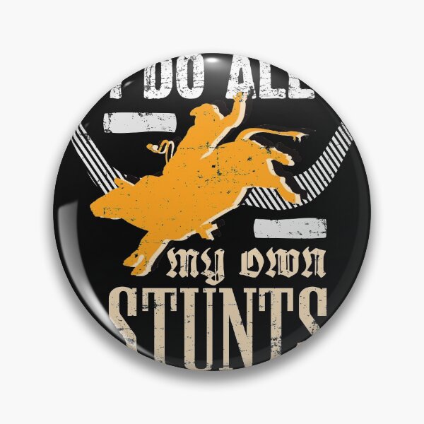 Item preview, I Do All My Own Stunts - Rodeo Cowboy Bull Rider designed and sold by Gold Wings Tees.